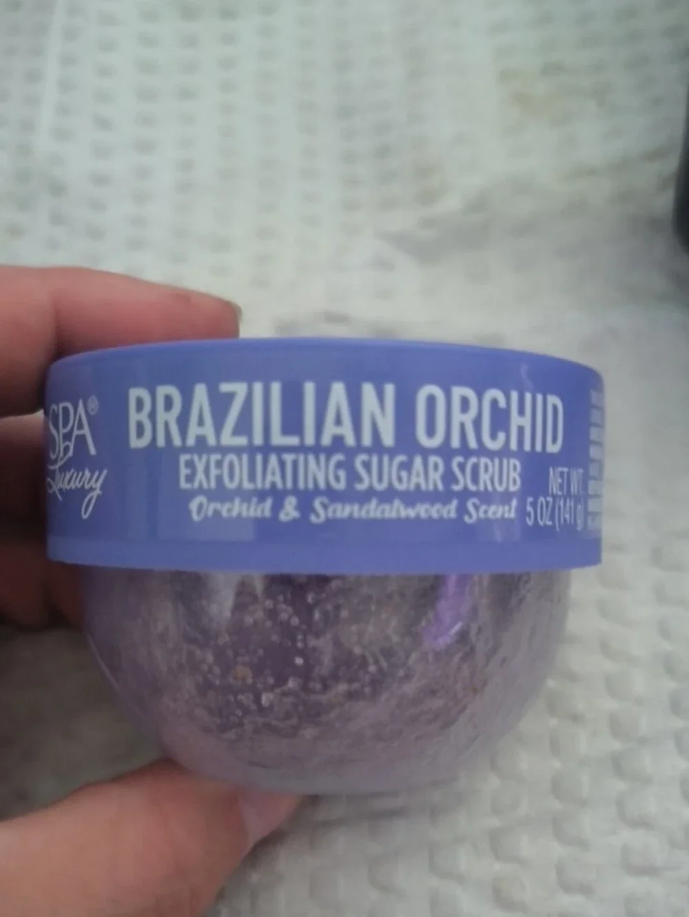 Brazilian Orchid Exfoliating Sugar Scrub - Purple Orchid & Sandalwood